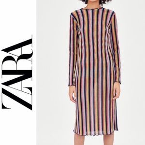 Zara multicolor dress. SZ L